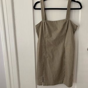 Stripped Green dress